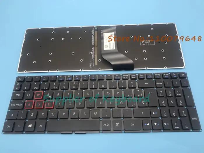 Nouveau clavier latin espagnol pour Acer Predator Helios 300 G3-571 G3-572 G3-573 PH315-51 PH317-51