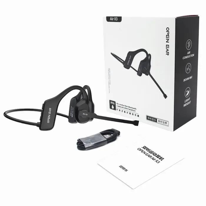 Casque antibruit à oreille ouverte sans fil Bluetooth ENC appel élimination du bruit casque d'ordina