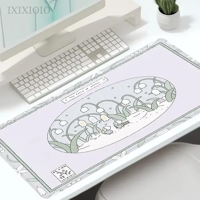Mignon Kawaii tapis de souris jeu XL personnalisé ordinateur maison tapis de souris XXL clavier tapi