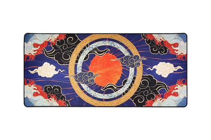 Phangkey-Clavier mécanique AMATERASU, souris Sub Deskvirus 900 400, bords cousus de 4mm, caoutchouc