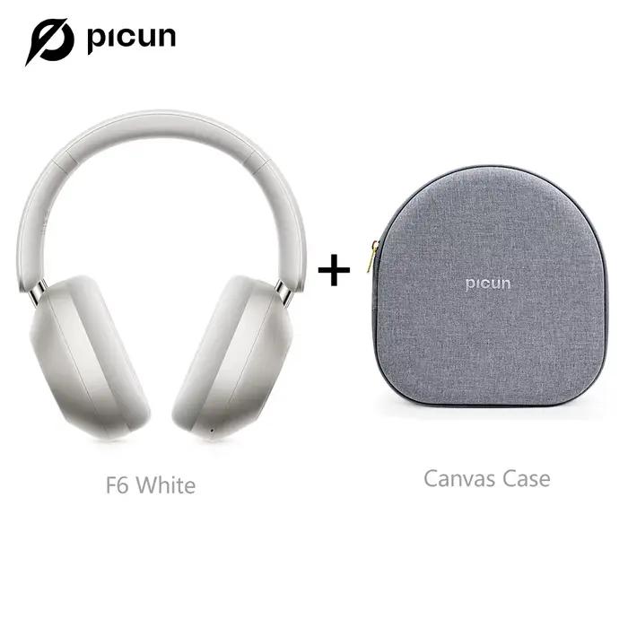 Picun-Casque Bluetooth à suppression active du bruit F6, suivi de la tête ANC, audio 3D, casque sans