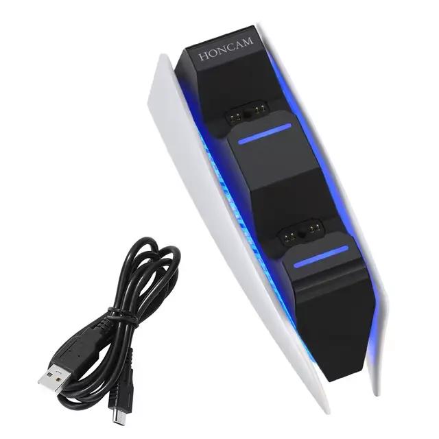 Chargeur pour Sony Play Station Playstation PS 5 PS5, contrôle du contrôleur, Support Dualsense, acc