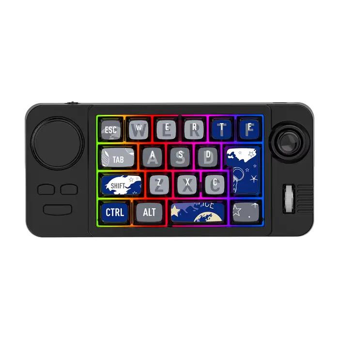 Clavier mécanique W911 22 touches pour PC/iOS/Android, avec programmation Macro Tri Mode, échange à