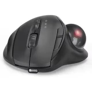 Souris Trackball sans fil ergonomique, contrôle facile du pouce, suivi précis et lisse, conception e
