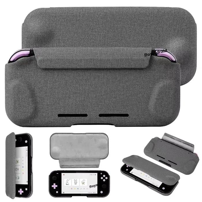 Étui de protection pour Switch Lite avec coque avant magnétiquement détachable pour accessoires de j