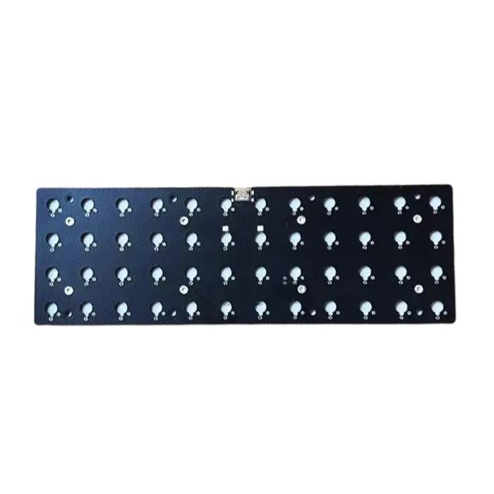 Planck 48 clavier en ligne Orthogonal 1U complet QMK Support visée claviers filaires clavier Hotswap