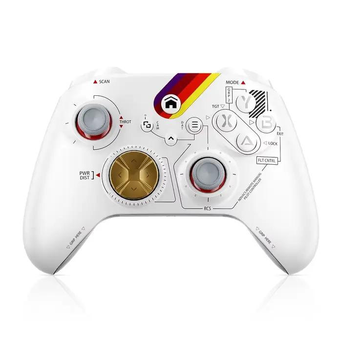 Manette de jeu pour Xbox One Series X/S PC avec capteur gyroscopique 6 axes, double vibration, effet