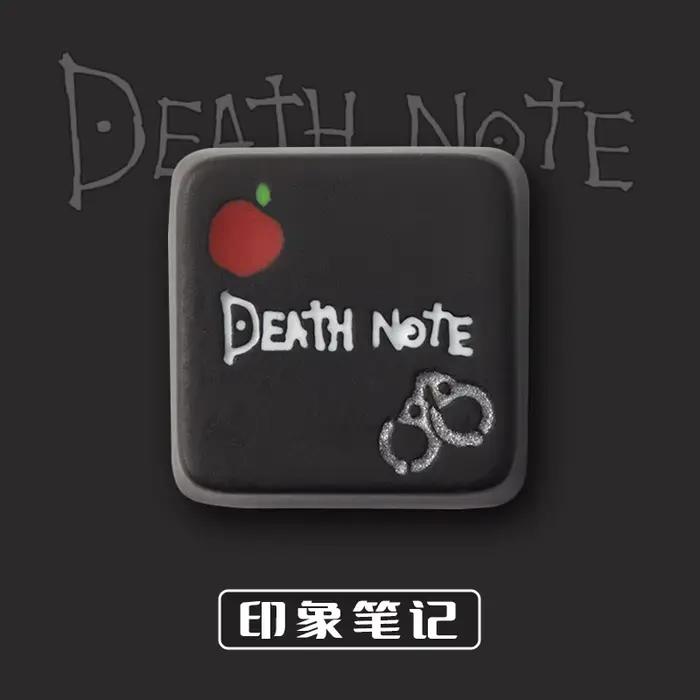 Capuchons de touches de clavier mécaniques personnalisés, dessin animé Death Note Light Yagami L, ma