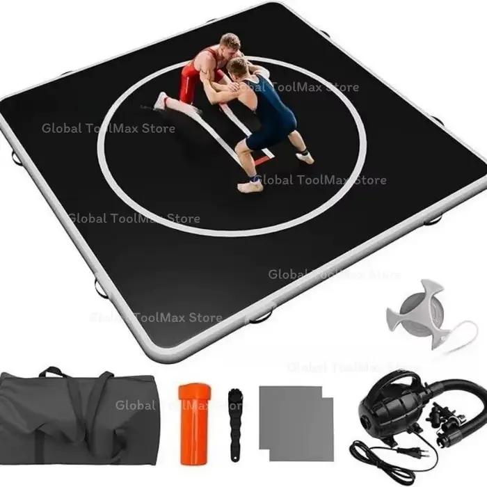 Tapis de gymnastique gonflable professionnel, tapis de gymnastique de 3/4 pouces d'épaisseur pour la