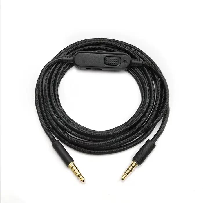 Câble de mise à niveau technique pour casque d'écoute, 3.5MM, fil de connexion Audio, contrôle multi