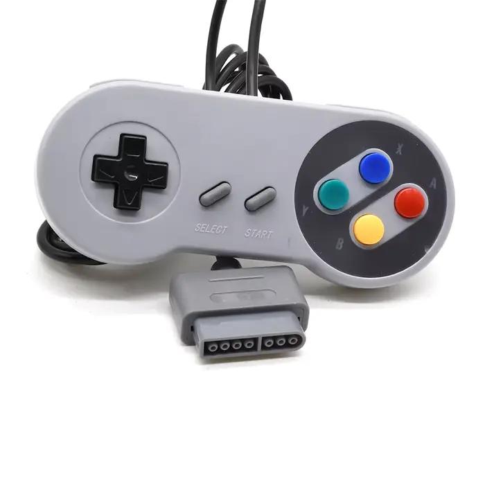 Contrôleur SNES/SFC, manette de jeu filaire classique, système de divertissement rétro 16 bits, Cons