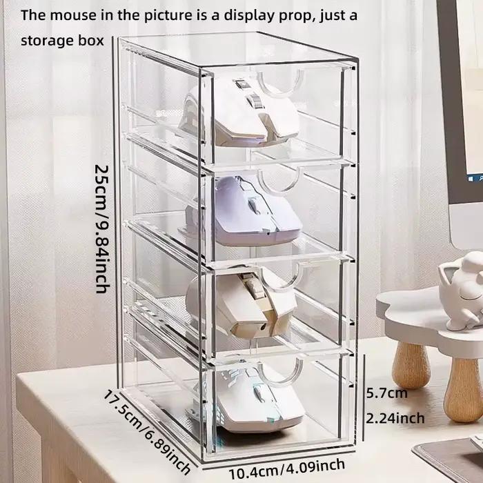 Boîte de rangement pour souris, présentoir Gpw génération Ii, support de vitrine multicouche anti-po