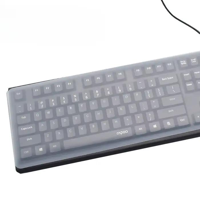 1 pièce de protection de clavier ultra-mince et transparente - housse de protection anti-poussière s