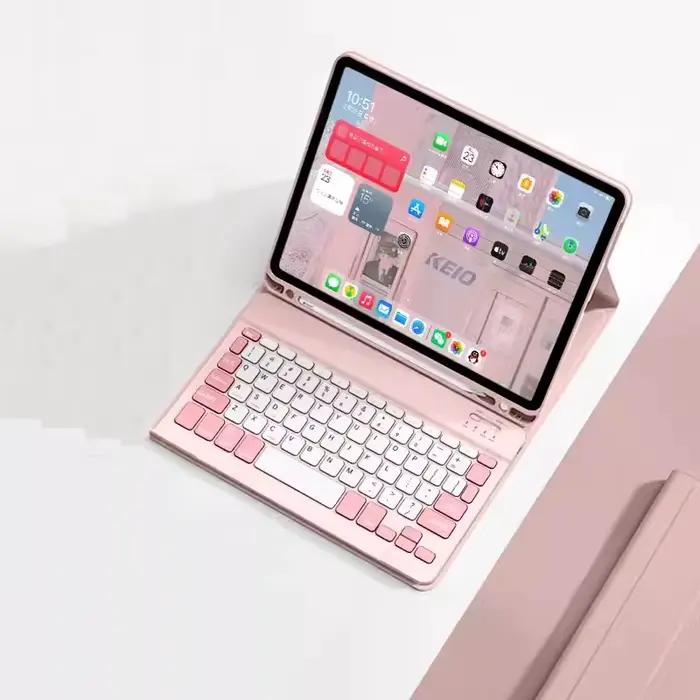 Étui avec clavier pour Samsung Galaxy Tab S10 Lite 10,9 pouces X400 2025 S7 S8 S9 A8 A9 S10 FE X520