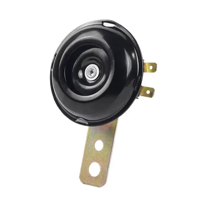 Klaxon de moto 12V 1,5a, Super fort, étanche, rond, haut-parleur universel pour Scooter, moto, vélos