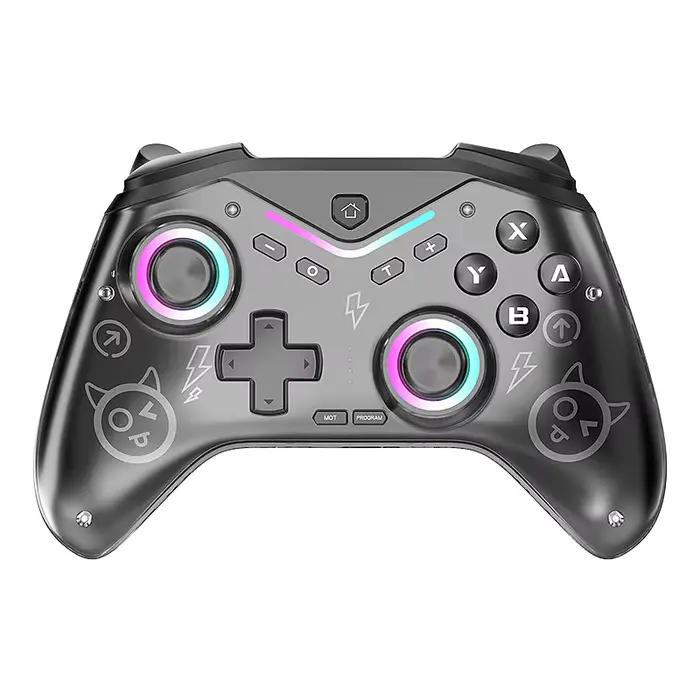 Manette sans fil CM-619 compatible avec iOS/Android/PC/Switch2, manette de jeu à double moteur avec