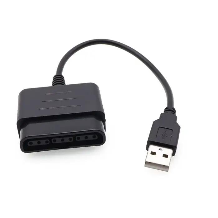 Câble convertisseur adaptateur USB pour contrôleur de jeu pour PS2 vers PS3 PC accessoires de jeu vi