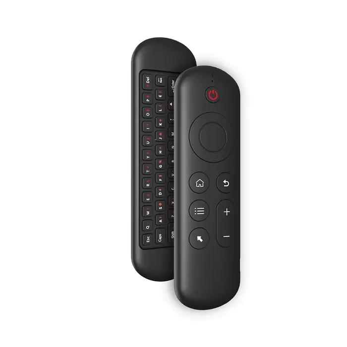 Nouveau M5 2.4G & BT5.2 télécommande 7 couleurs rétro-éclairé sans fil Air Mouse clavier Android TV