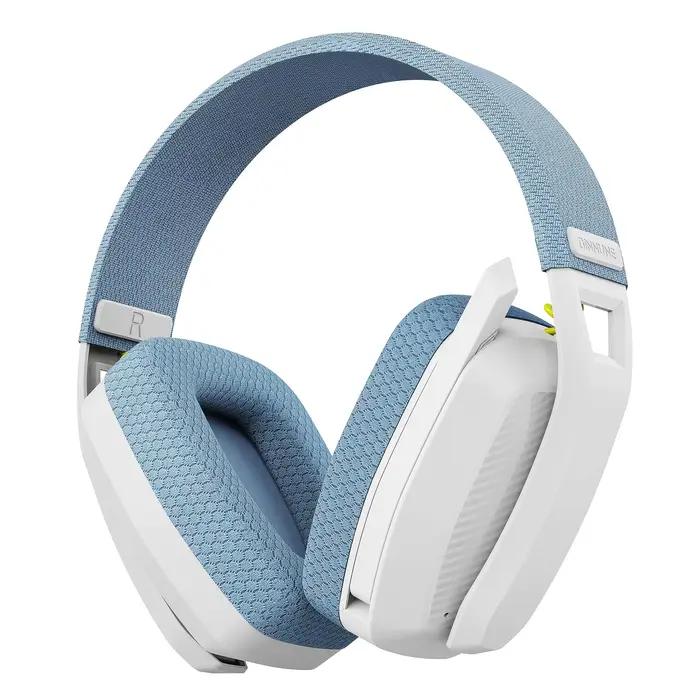 BINNUNE casque de jeu sans fil 2.4 GHz avec micro pour PS5 PS4 PC Mac Playstation casque de jeu Blue