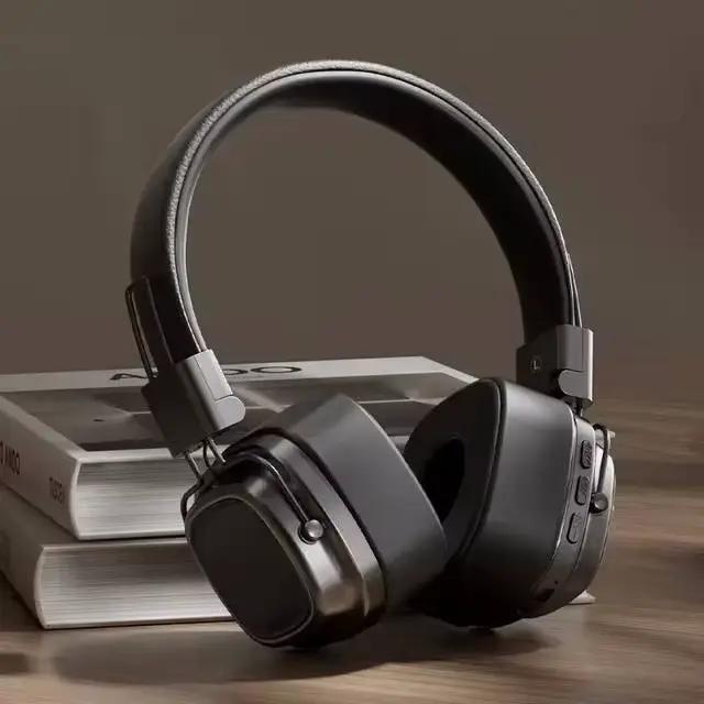 2025 nouveau rétro sur l'oreille casque sans fil Bluetooth casques DJ sons stéréo Bluetooth 5.3 plia