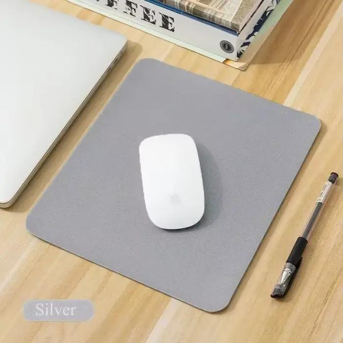 Nouveau tapis de souris compact en PU 2026, antidérapant, pour jeux, étanche, anti-rayures, facile à