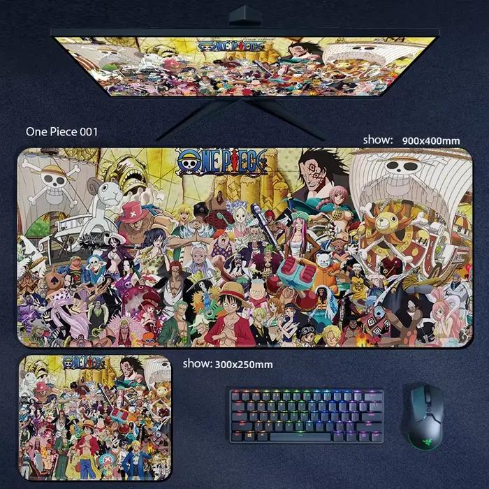 Une pièce Anime Figure tapis de souris grand tapis de souris de jeu ordinateur portable PC accessoir