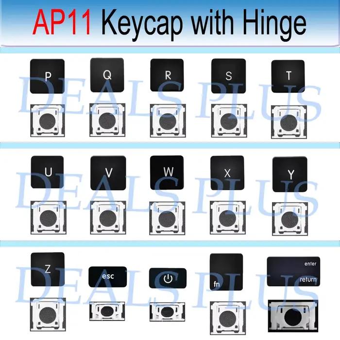Nouveau capuchon de touche AP11 Type A à X avec charnière de remplacement pour réparation de clavier