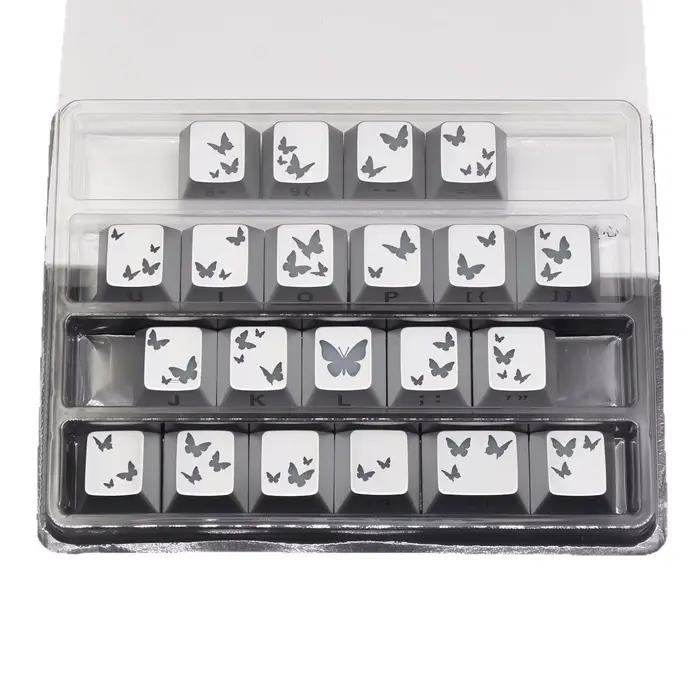 Clavier magnétique AULA WIN60 HE, 21 touches, touches papillon, filaire, déclencheur 8K, retour 8K,