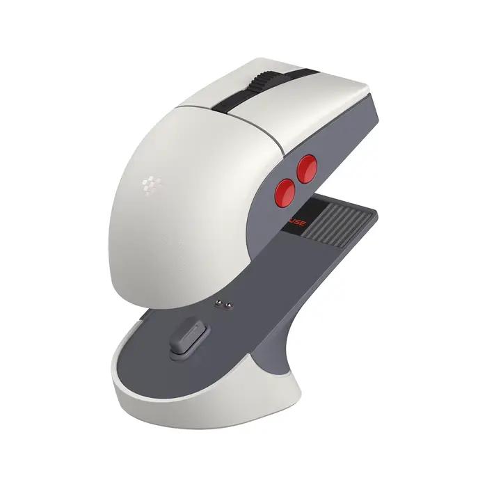 Souris de jeu sans fil 8BitDo Retro R8 édition N, Bluetooth/2.4G/filaire, accessoires de jeu avec st