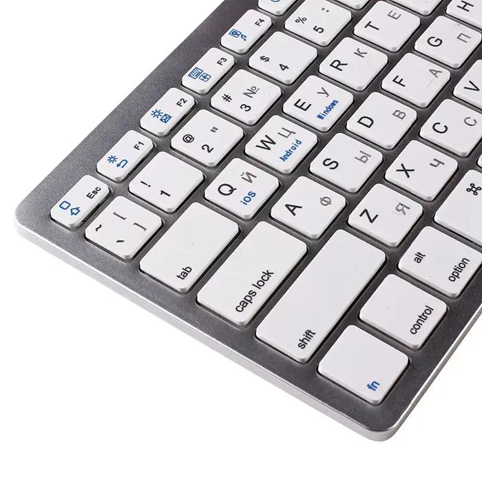 Clavier russe populaire clavier Bluetooth sans fil ultra-mince, pour tablette/ordinateur portable Wi