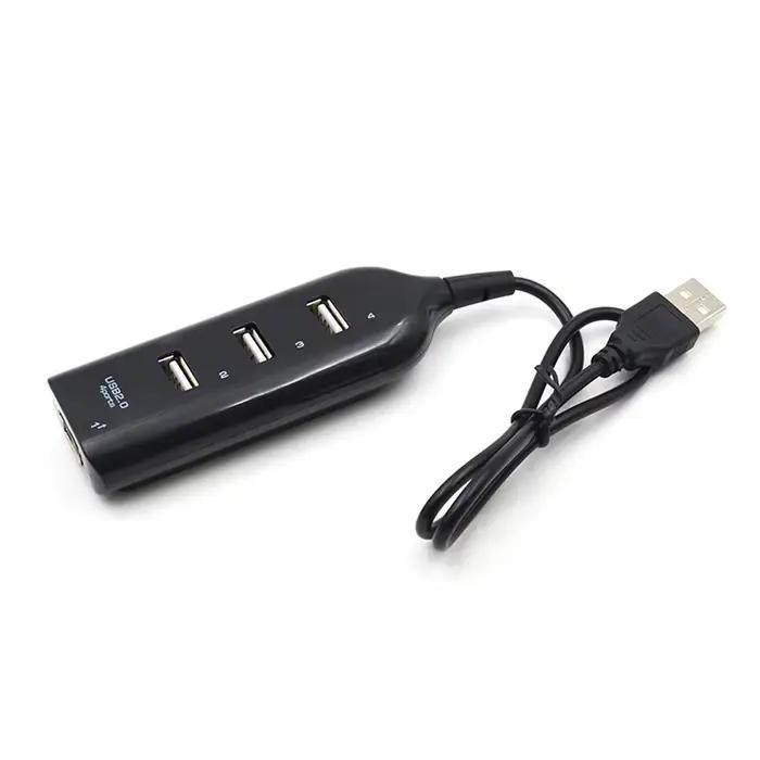 KEBIDUMEI Hub USB 4 ports, répartiteur USB, adaptateur OTG, Hub USB 2.0 pour souris, clavier, PC por