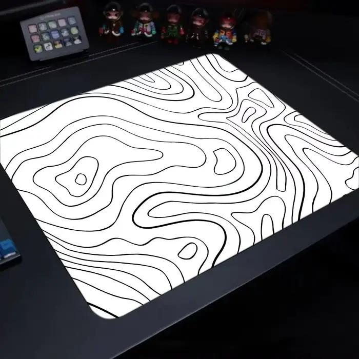 Tapis de souris fluide 22x18 40x45, accessoires informatiques carrés, tapis de table de jeu, tapis d
