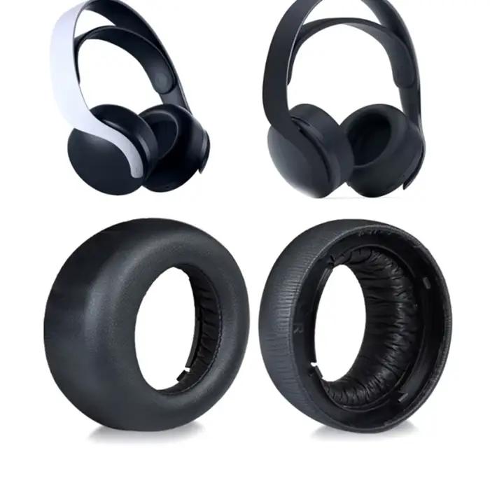 Oreillettes de remplacement pour casque PS5 Pcorde SE 3D, coussins, housse noire, réparation de casq