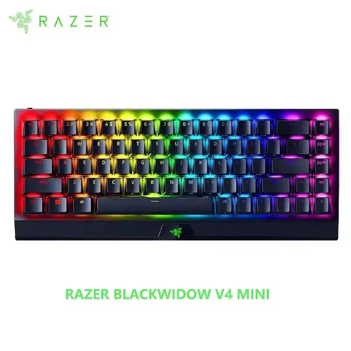 Razer BlackWidow V4 Mini clavier mécanique sans fil remplaçable à chaud 3 modes Bluetooth 2.4G USB P