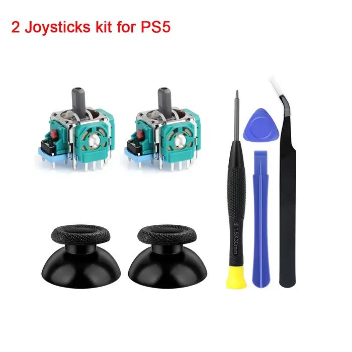 Kit de réparation de joystick pour manette PS5 Xbox, joysticks analogiques 3D, pointe de fer à soude