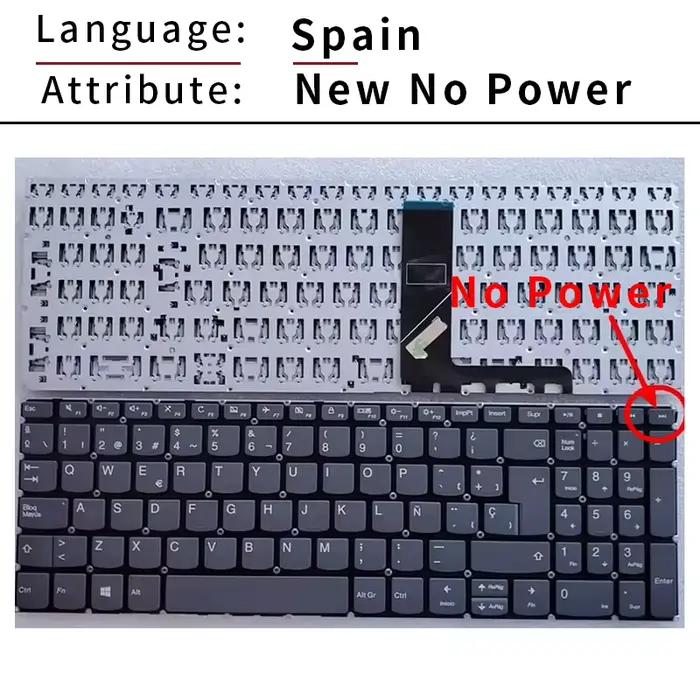 Clavier d'ordinateur portable Brésil/BR pour Lenovo IdeaPad 320-15 320-15AST 320-15IAP 320S-15 320S-
