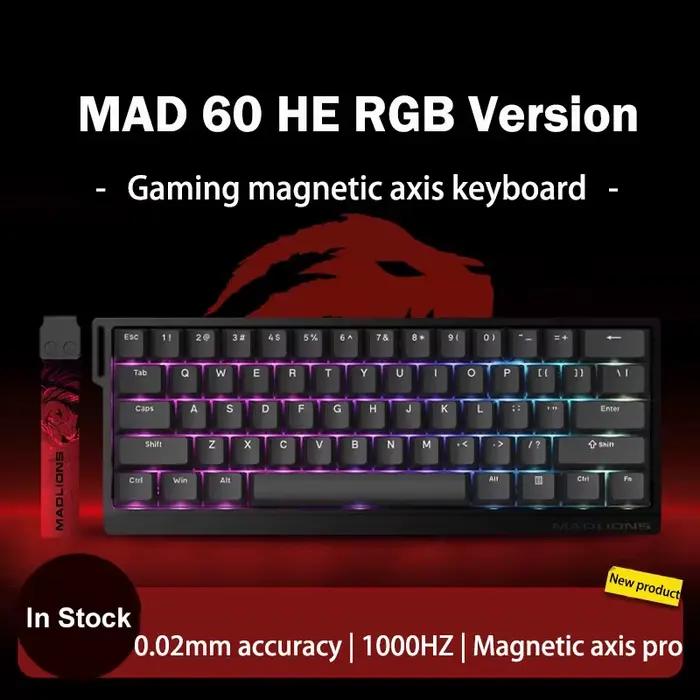 Madlions MAD 60/68 PRO clavier de jeu à interrupteur magnétique e-sport clavier mécanique personnali