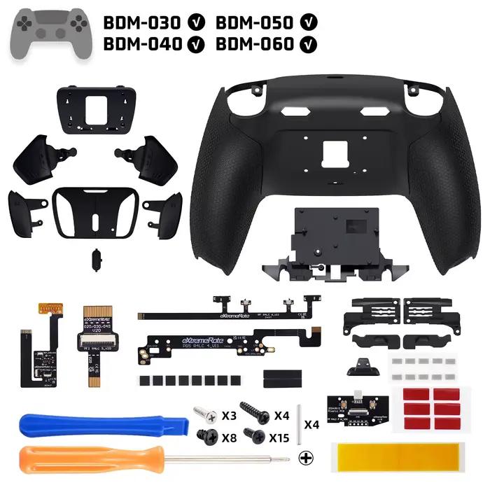 Kit de boutons arrière eXtremeRate pour manette PS5 BDM-060 RISE4 Plus MAX avec boutons de déclenche