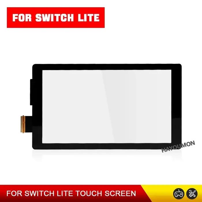 Écran tactile noir et blanc pour console de jeu Switch Lite, accessoires pour Switch Lite, écran tac