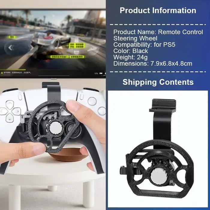 Pour PS5 pour PS5 Pro/contrôleur de jeu mince Mini volant d'impression 3D-accessoire de jeu de rempl