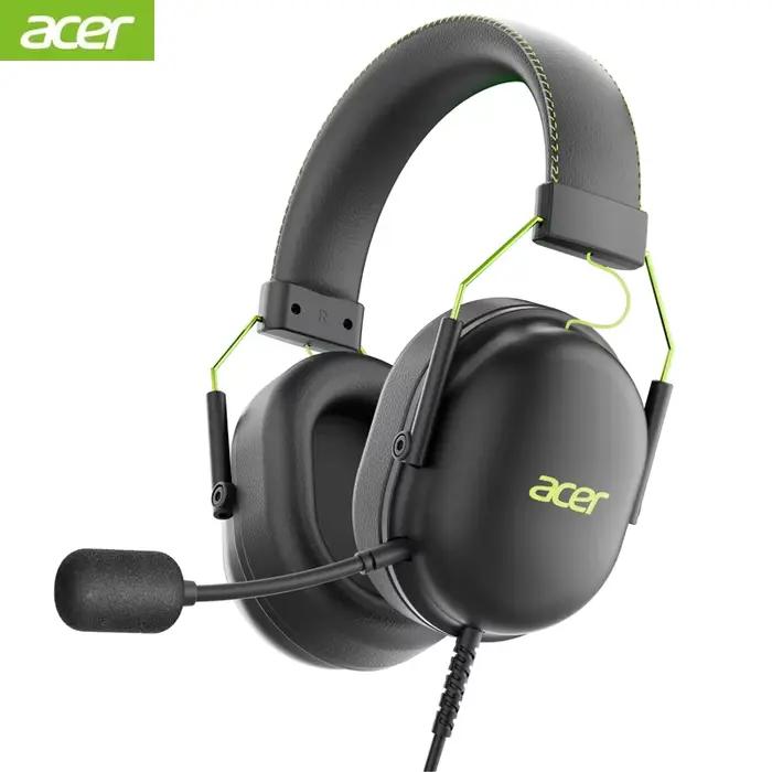 2025 Acer Gaming Casque OHW200 7.1 Surround Sound Wired USB Casques Gamer avec micro suppression du