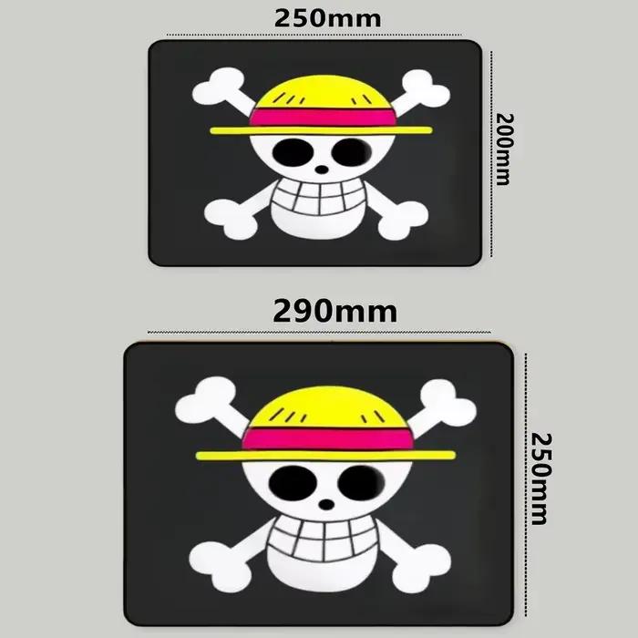 Tapis de souris dessin animé One Piece Anime Kawaii pour clavier, ordinateur portable, tapis de jeu