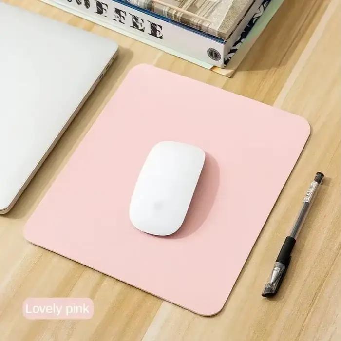 Petit tapis de souris antidérapant pour ordinateur de bureau, imperméable, anti-rayures, facile à ne