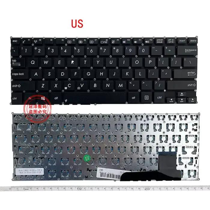 Nouveau clavier d'ordinateur portable US/FR/SP/RU/BR pour ASUS X201 X202 X201E x202E S200 S200E X205