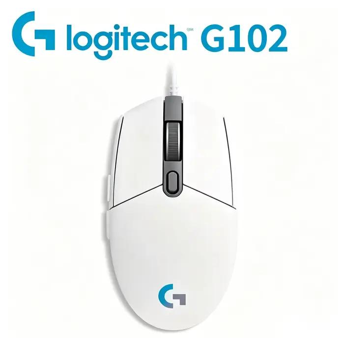 Souris de jeu filaire Logitech G102 LIGHTSYNC RGB 8000 DPI 6 boutons programmables pour PC portable