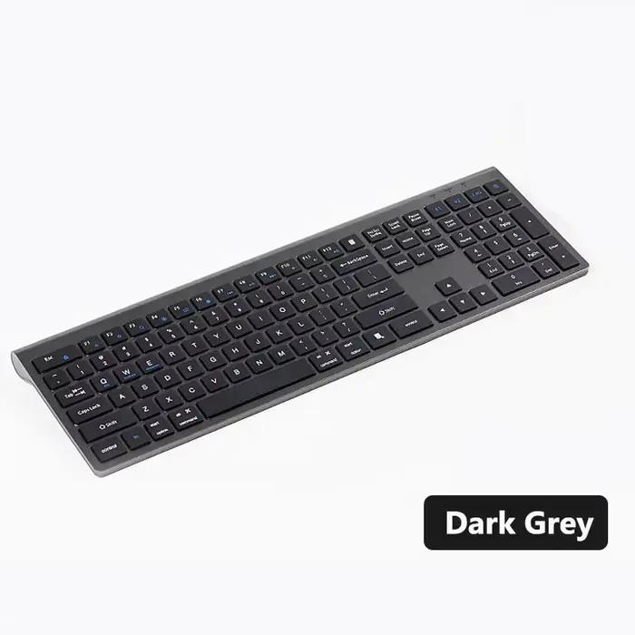 Clavier Bluetooth trois modes 2.4G clavier et souris sans fil Combo claviers rechargeables multi-app