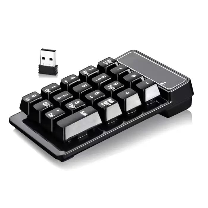 Nouveauté 2.4G clavier numérique sans fil sensation mécanique 19 touches pavé numérique Mini clavier