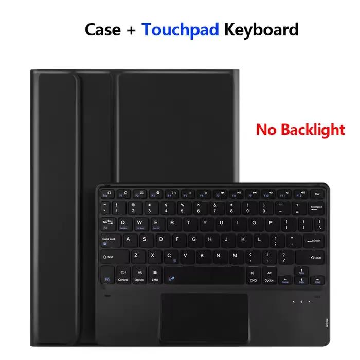 Étui avec clavier pour iPad 11e génération, étui A16 11 pouces 2025, clavier tactile pour iPad 10e g