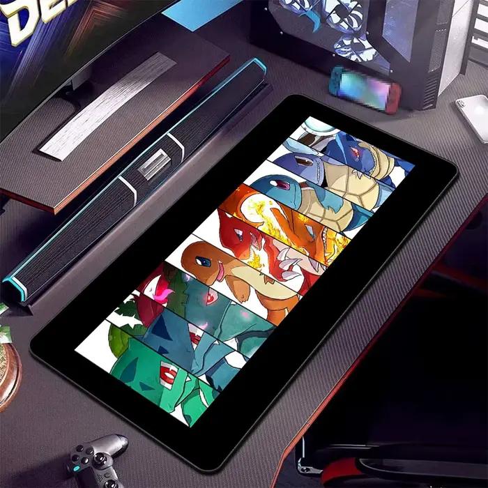 Nouveau tapis de souris Kawaii Anime P-Pokemons, accessoires de bureau, tapis de clavier de jeu, tap