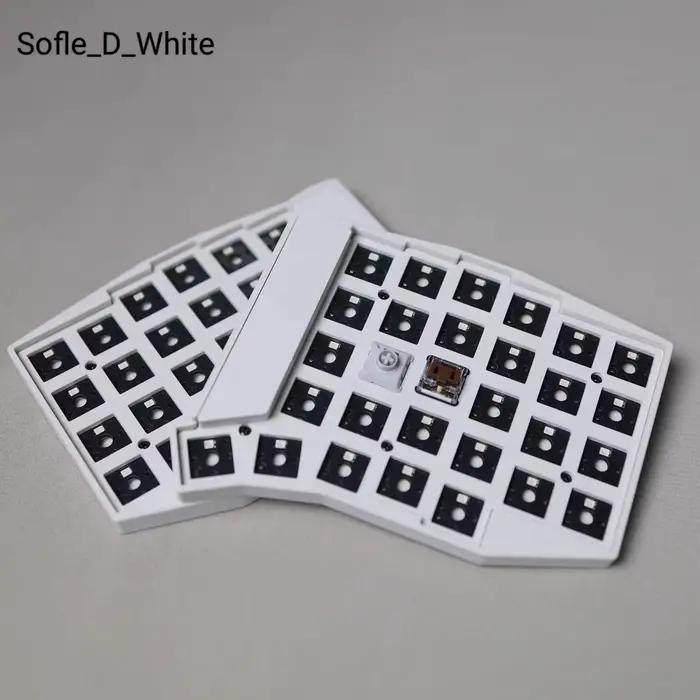 Clavier fendu sans fil, nouveau Joystick à rouleau sans fil Sofle 58 touches ZMK Choc, interrupteur